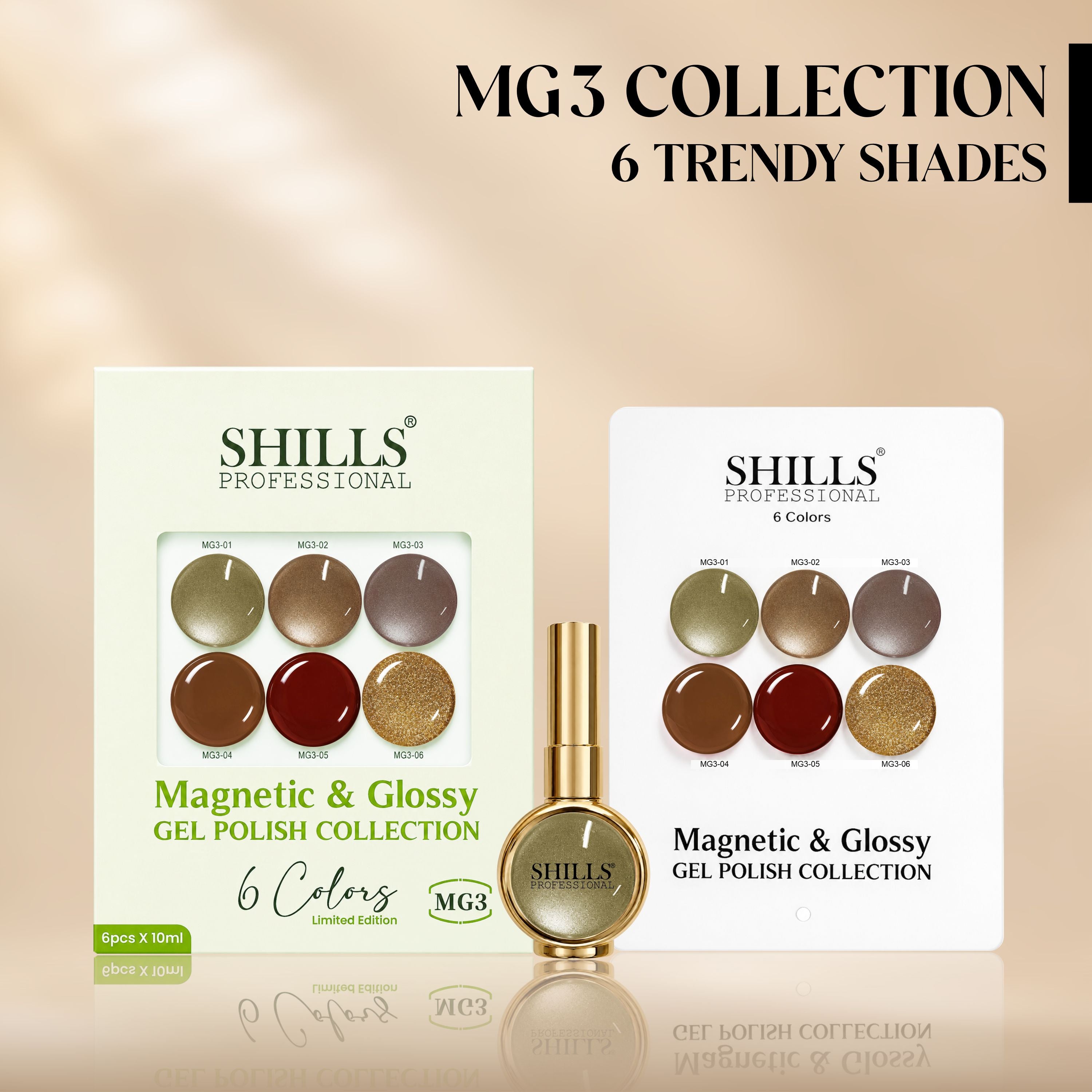 Magnetic & Glossy Cat Eye Gel Polish Collection MG03