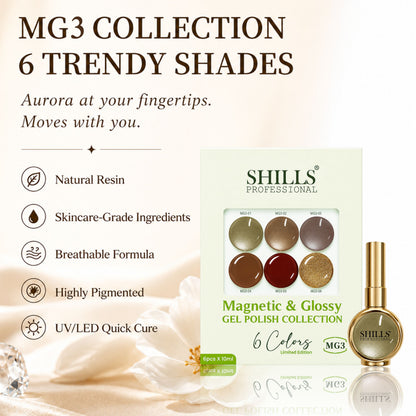 Magnetic & Glossy Cat Eye Gel Polish Collection MG03