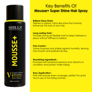 Mousse+ Super Shine Hair Spray 200ml
