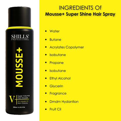 Hair Mousse+ - Shills Professional