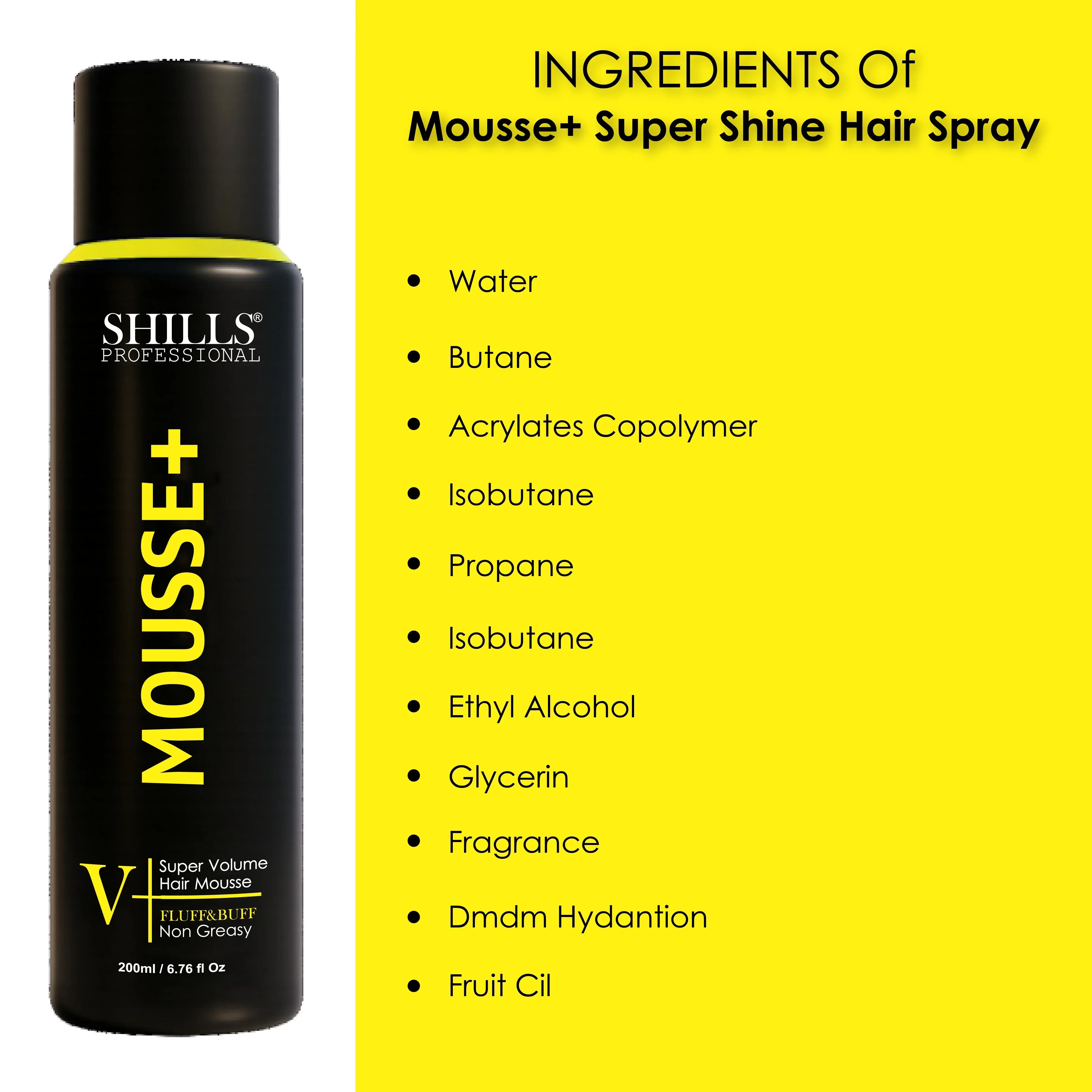 Hair Mousse+ - Shills Professional