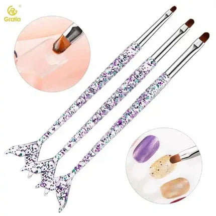 Fish Shape Brush Set 3Pcs NB-13 - Shills Professional
