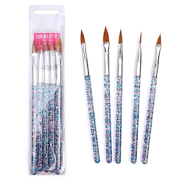 Acrylic Brush set 5Pcs - Shills Professional