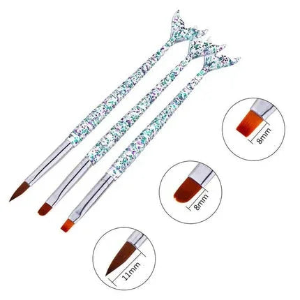 Fish Brush Set 3Pcs - Shills Professional