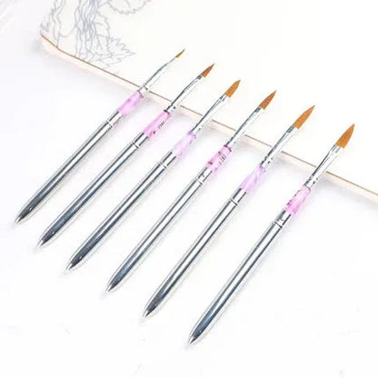 Gel Brush Set 6Pcs - Shills Professional