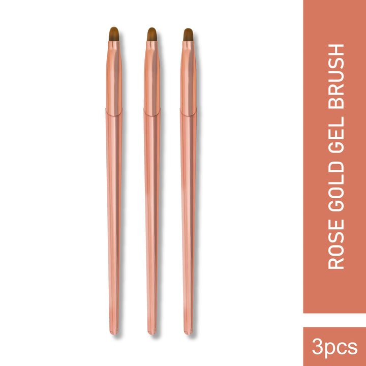 Gel Brush Set Metal 3Pcs - Shills Professional