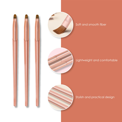 Gel Brush Set Metal 3Pcs - Shills Professional