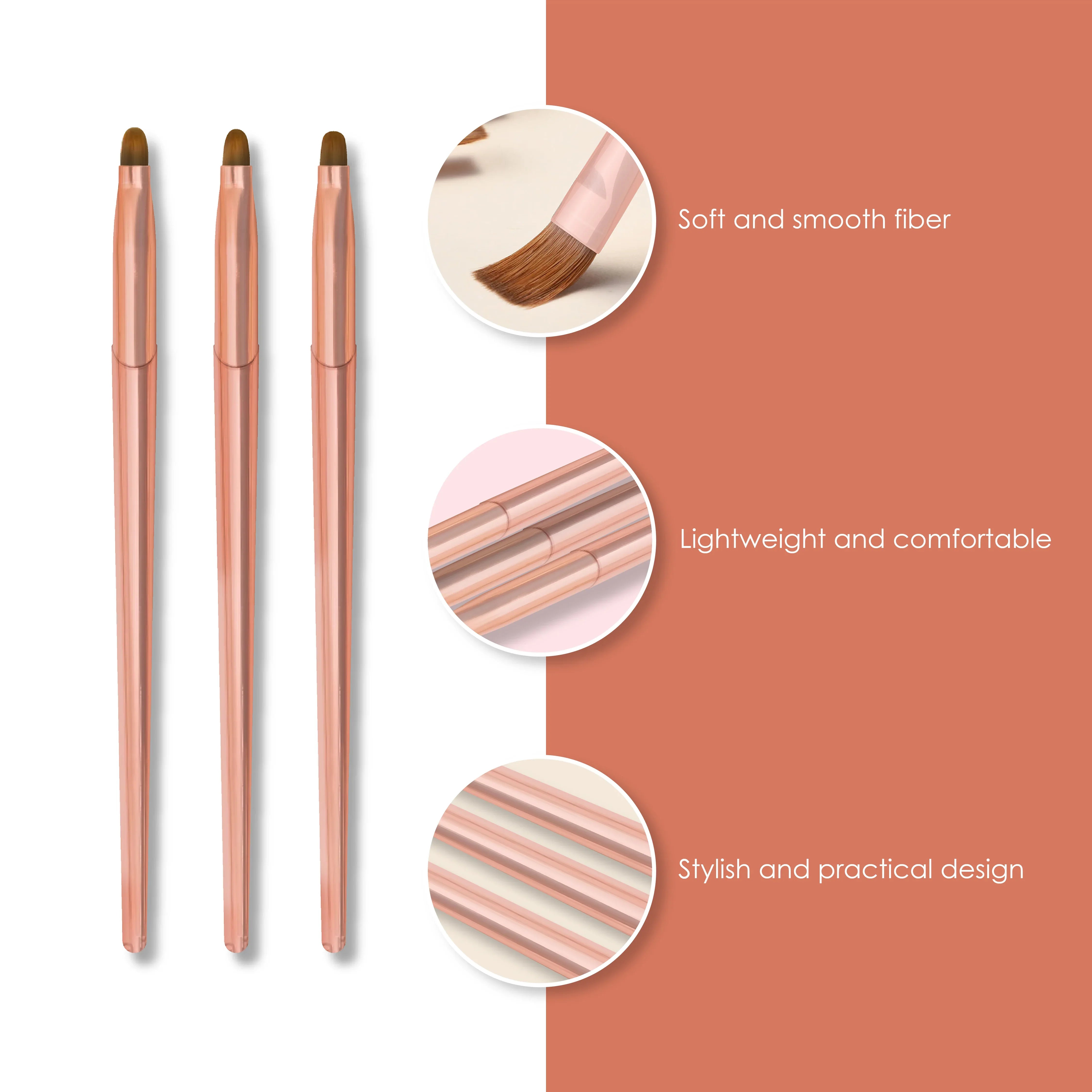 Gel Brush Set Metal 3Pcs - Shills Professional