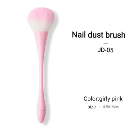 Long Nail Dusting Brush-Rust-NLD-10 - Shills Professional