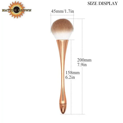 Long Nail Dusting Brush-Rust-NLD-10 - Shills Professional
