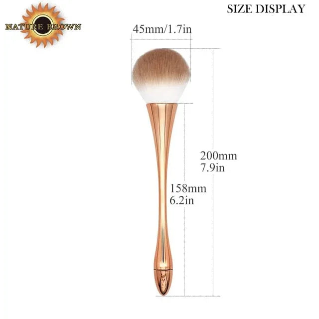 Long Nail Dusting Brush-Rust-NLD-10 - Shills Professional