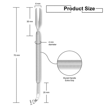 Silver Cuticle Pusher NRC-PUSHER - Shills Professional