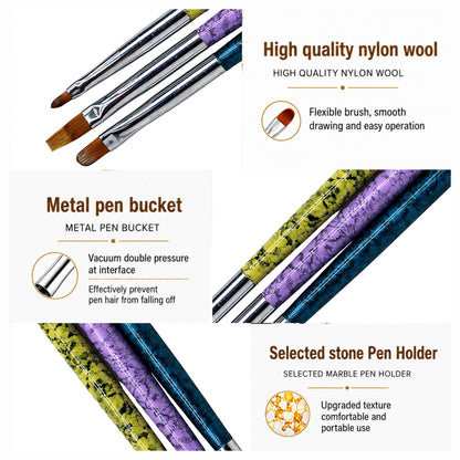 Nail Brush Set NB-53 MLT