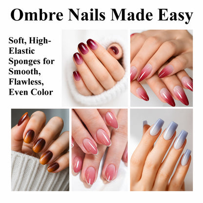 OMBRE SPONGE WITH PLUCKER SPN-21171 WHT