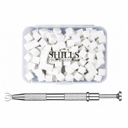 OMBRE SPONGE WITH PLUCKER SPN-21171 WHT