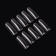 PKT 500pcs Oval Shape Nail Tips Clear
