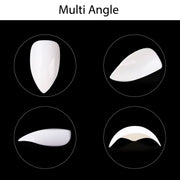 PKT 500pcs Pen Pointed Shape Nail Tips Natural