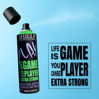 Play Extra Strong Hair Spray - Shills Professional