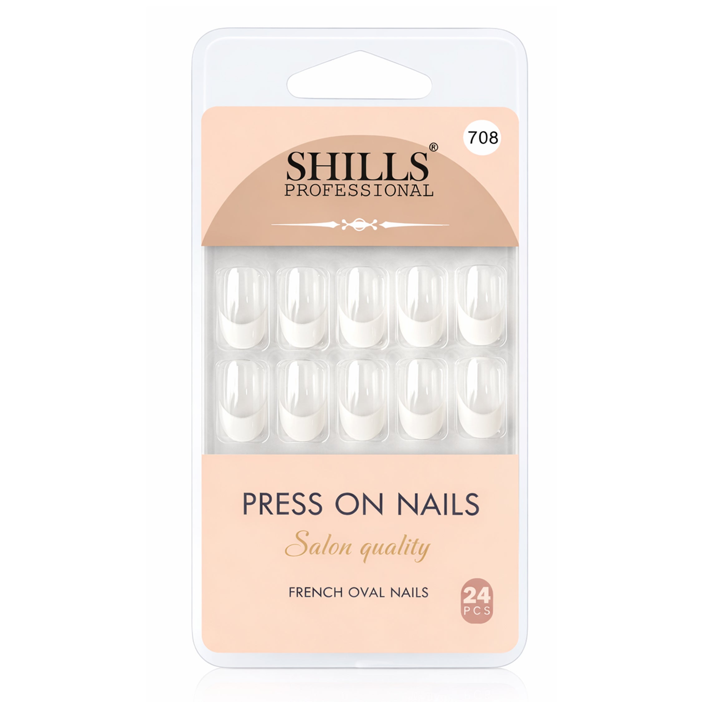 Press On French Nails Squoval (spn721-spn733)
