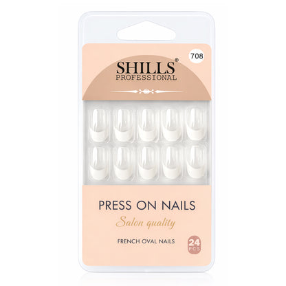 Press On French Nails Squoval (spn721-spn733)