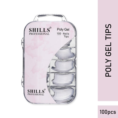 Poly Gel Tips 100pcs - Shills Professional