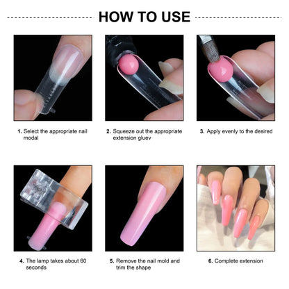 Poly Gel Tips 100pcs - Shills Professional