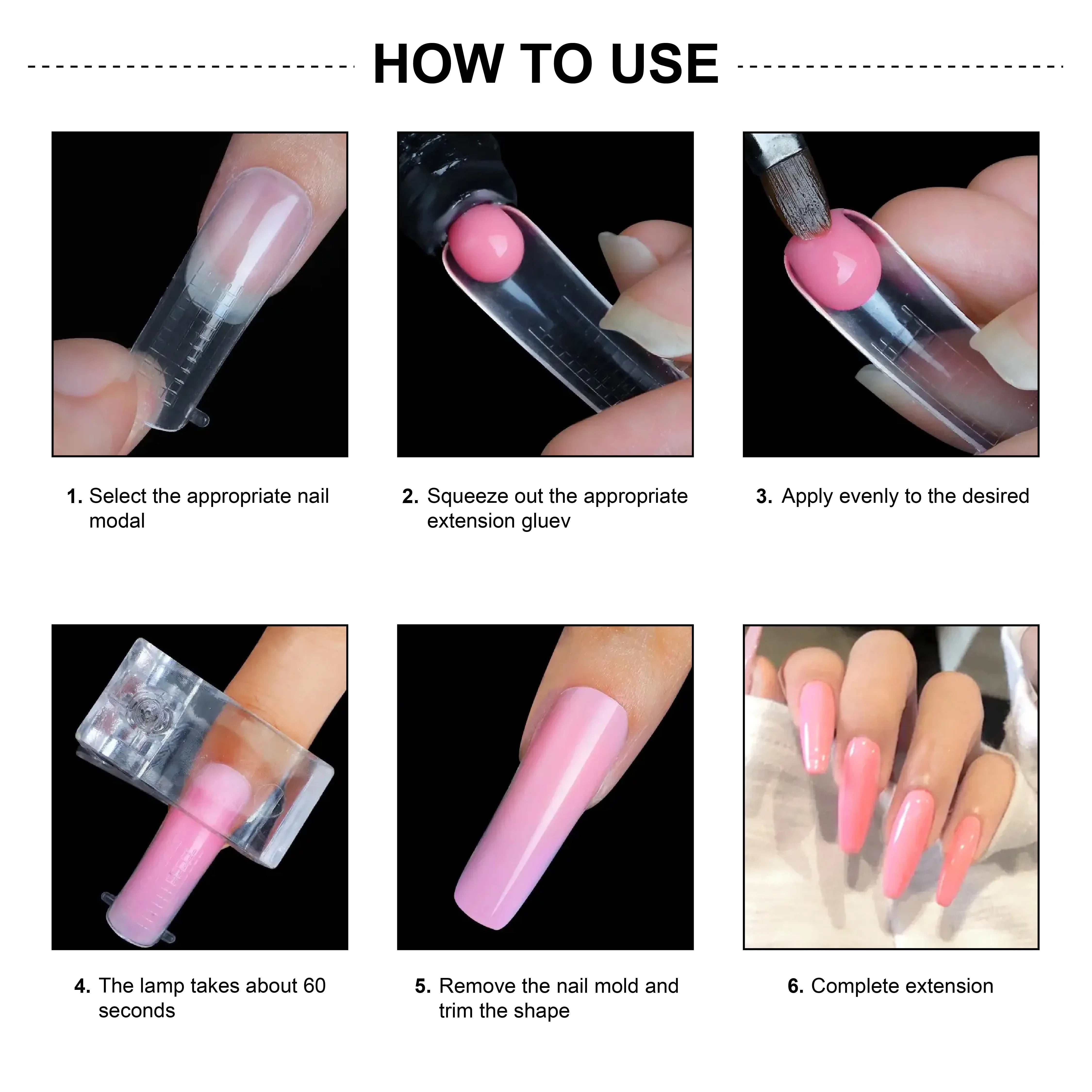 Poly Gel Tips 100pcs - Shills Professional