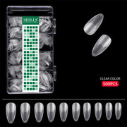 Soft Gel Matte Waterdrop Tips-PT09-CLEAR