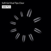 Soft Gel Oval Tip-PT11-CLEAR