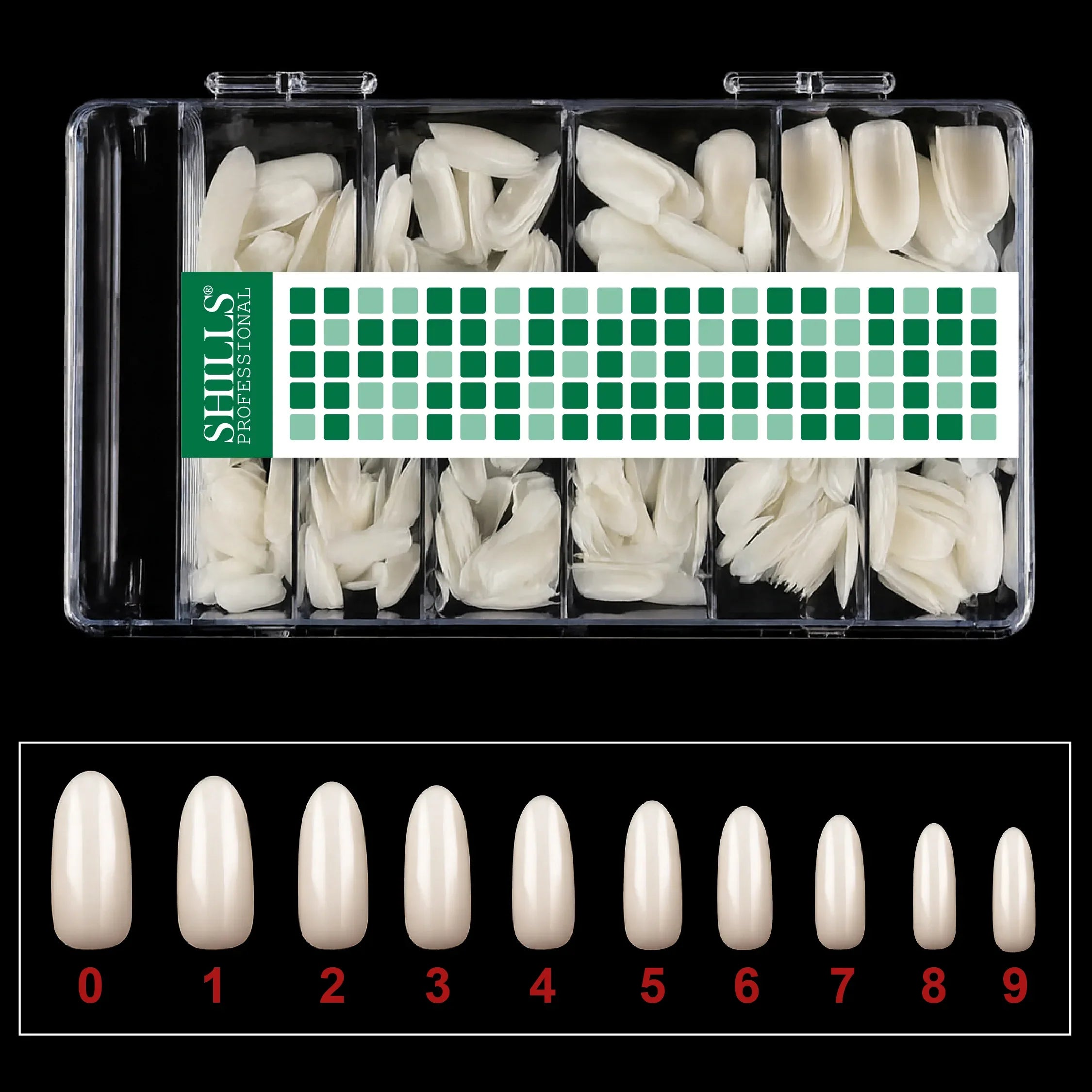 Soft Gel Oval Tip-PT11-NATURAL - Shills Professional