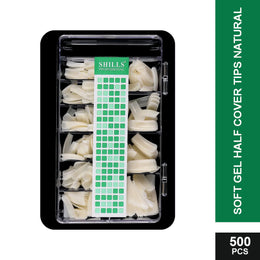 Soft Gel Half Cover Tip-PT13-NATURAL