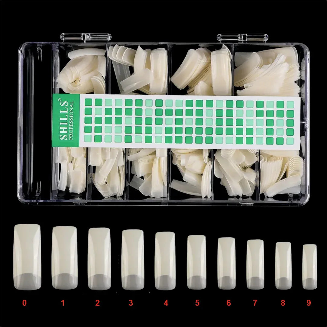 Soft Gel Half Cover Tip-PT13-NATURAL - Shills Professional