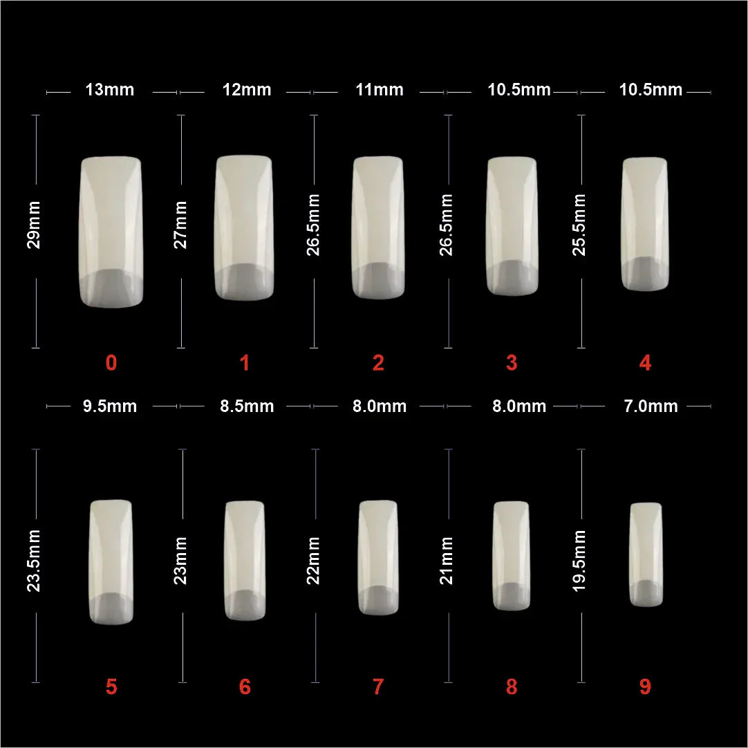 Soft Gel Half Cover Tip-PT13-NATURAL - Shills Professional