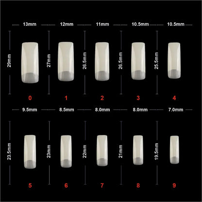 Soft Gel Half Cover Tip-PT13-NATURAL - Shills Professional