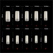 Soft Gel Half Cover Tip-PT13-NATURAL