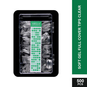 Soft Gel Full Cover Tip-PT15-CLEAR