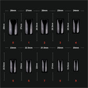 Soft Gel Full Cover Tip-PT15-CLEAR