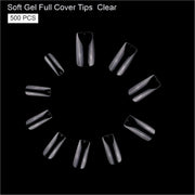 Soft Gel Full Cover Tip-PT15-CLEAR