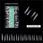 Soft Gel Full Cover Tip-PT15-CLEAR