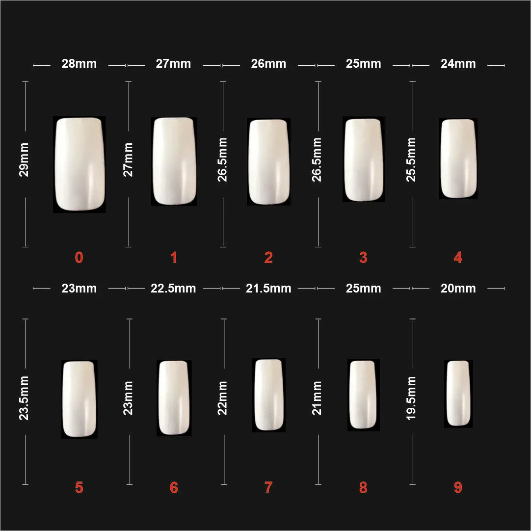 Soft Gel Full Cover Tip-PT15-NATURAL - Shills Professional