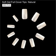 Soft Gel Full Cover Tip-PT15-NATURAL