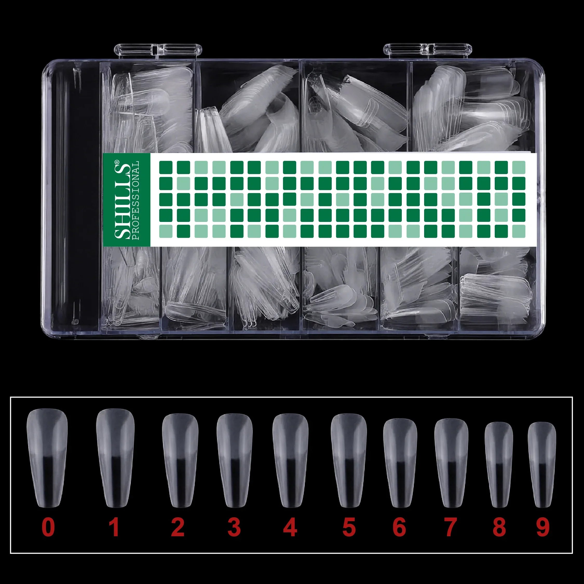 Soft Gel T-Shape Tips-PT20-CLEAR - Shills Professional