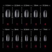 Soft Gel Short Ballet Tip-PT22-CLEAR