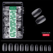 Soft Gel Short Ballet Tip-PT22-CLEAR