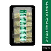 Soft Gel Short Ballet Tip-PT22-Natural