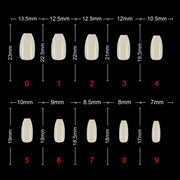 Soft Gel Short Ballet Tip-PT22-Natural