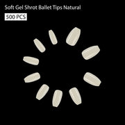 Soft Gel Short Ballet Tip-PT22-Natural