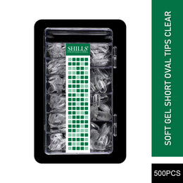 Soft Gel Short Oval Tip-PT23-CLEAR