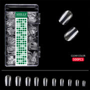 Soft Gel Short Oval Tip-PT23-CLEAR