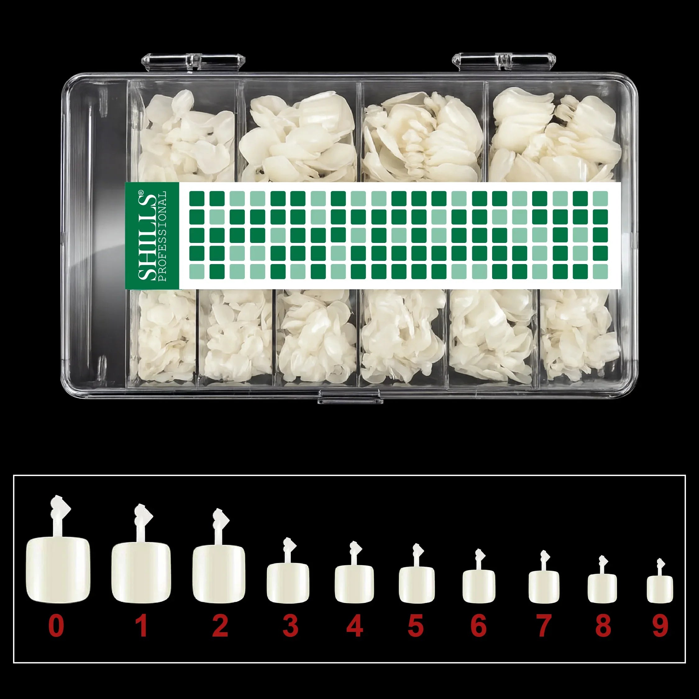 Soft Gel Toenail Tips-PT24-NATURAL - Shills Professional